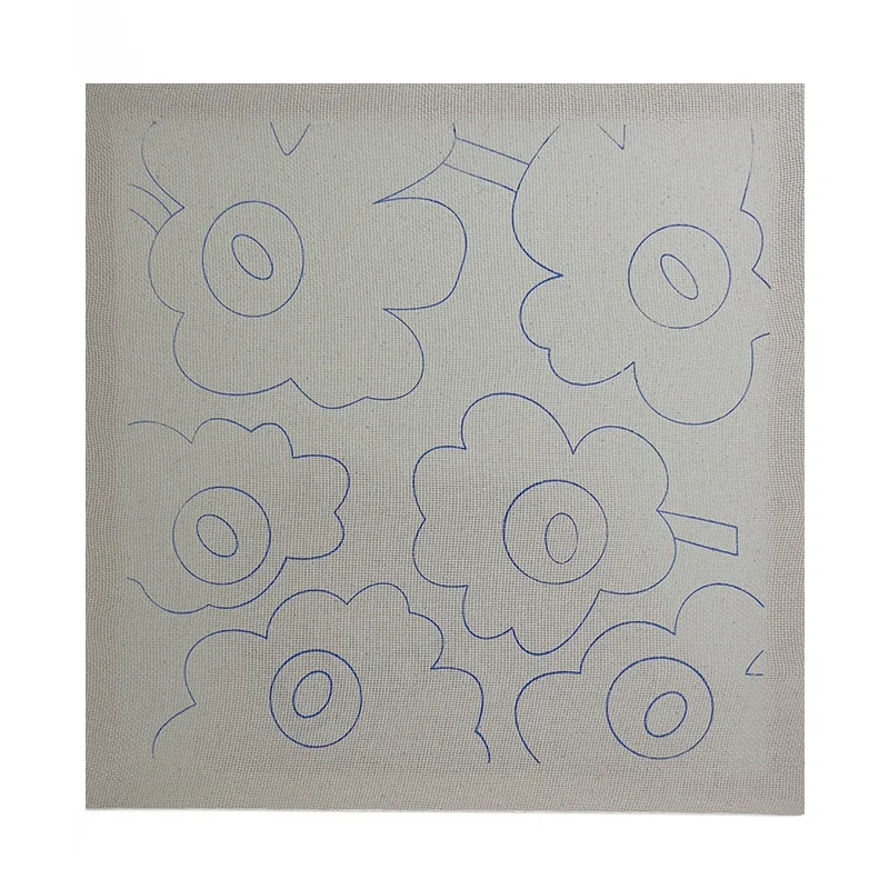 holakits-punch-needle-pillow-kit-white-flowers-white-flowers-pattern Punch Needle Pillow Kit | White Flowers