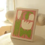 Punch Needle Wall Art Kit | Elegant Flowers