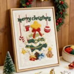 Punch Needle Wall Art Kit | Christmas Tree